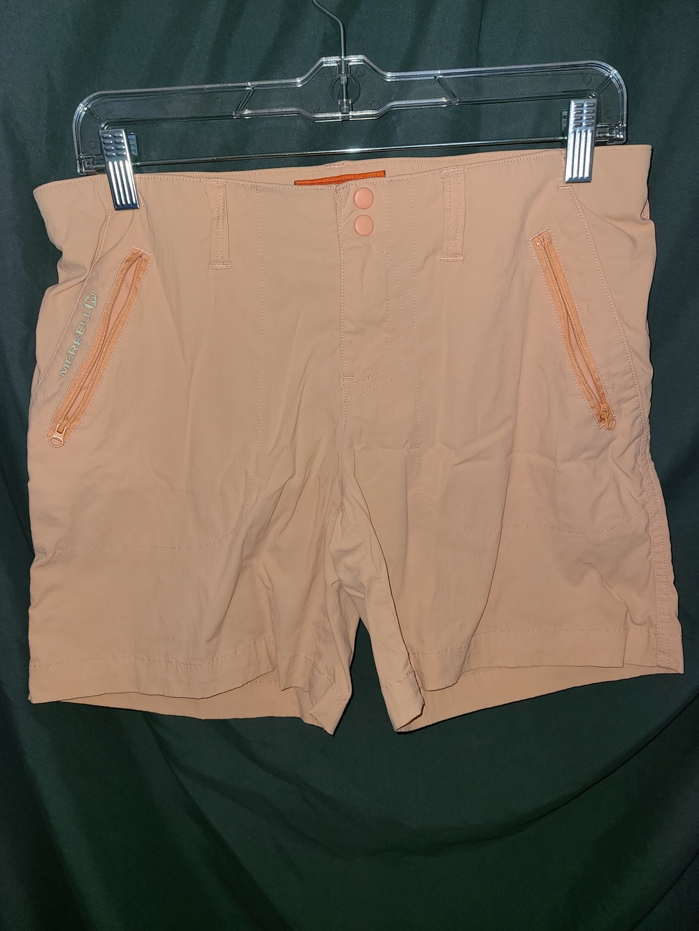 Womens Merrell Selectwick Hiking Shorts Size 6 Peach Color